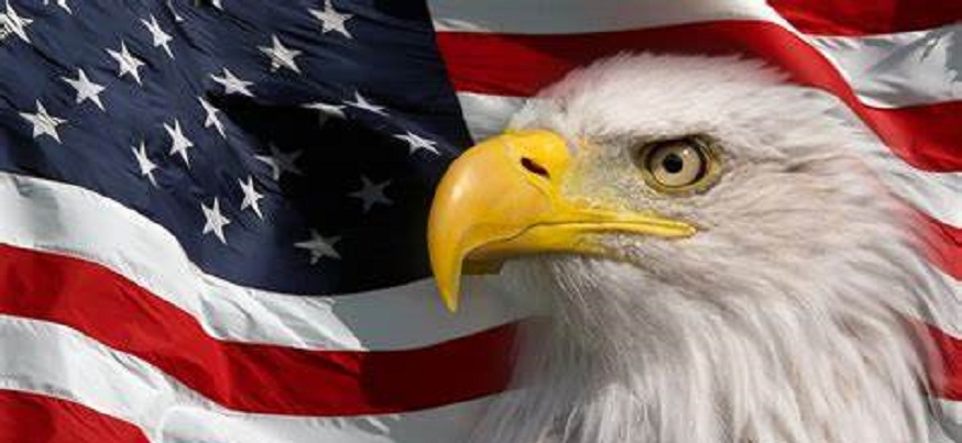 USA Flag with Eagle